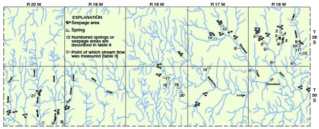 Map covers townships 29 and 30 South.