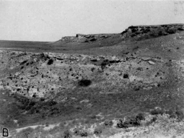 Black and white photo of Point Rock.