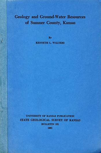 Cover of the book; blue paper with black text.