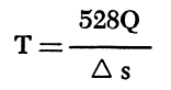 transmissibility = 528 times discharge rate all divided by the change in drawdown