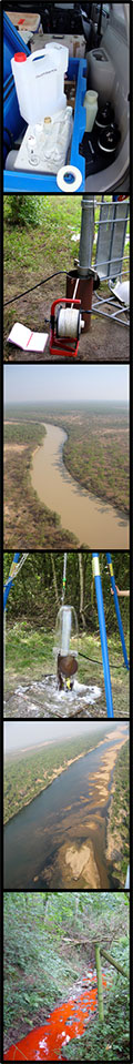 Photos of Dr. Batlle-Aguillar at work.