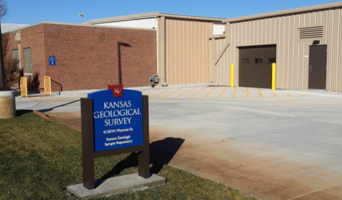 View of KGS building in Wichita