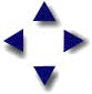 Up, down, left, and right arrows.