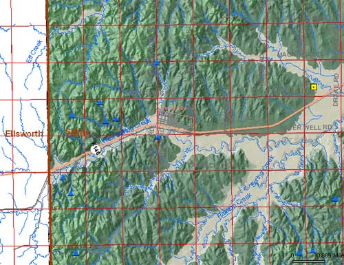 Additional layers palced on map.
