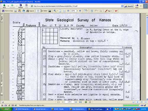 This is a scanned measured section from 1939.