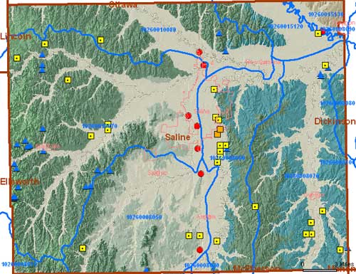 Hydrologic Unit Code boundaries added.