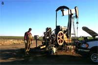 oil well with pump jack