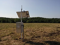 Photo of Johnson County seismic station JO01