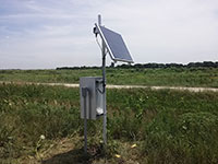 Photo of McPherson County seismic station MP01