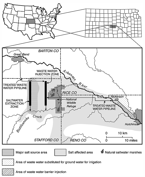 areas of pumping and extraction can help resource management