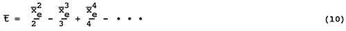 equation 10 is equation 8 written as series expansion.