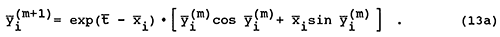 equation 13a solving for y-bar (i).