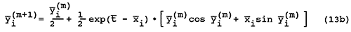 equation 13b solving for y-bar (i).