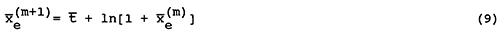 equation 9 is equation 8 solved for iterative scheme.