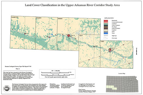 Land Cover Classification in the Upper Arkansas River Corridor Study Area