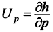 Sensitivity for a given parameter is equal to the change in head divided by the change in the parameter.