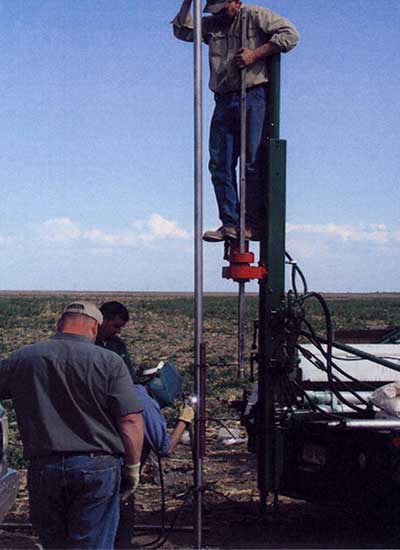 Field installation and welding of the neutron access tube.