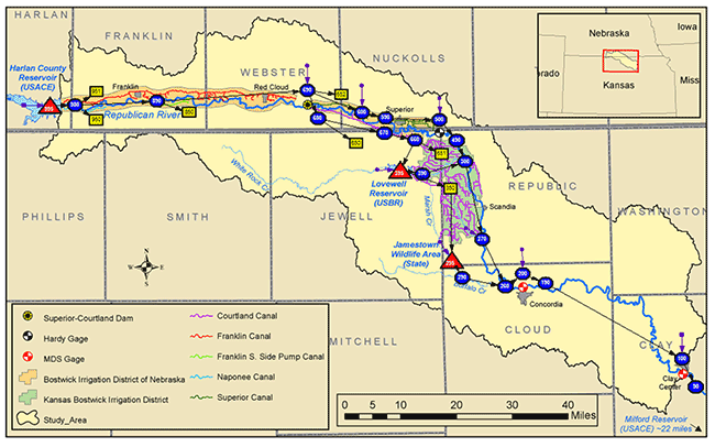 Schematic of LRRB model developed in OASIS.