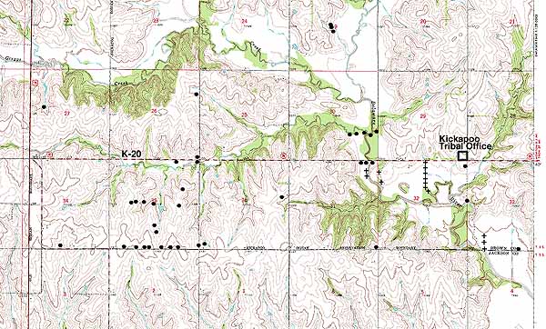 maps of study area showing sample locations