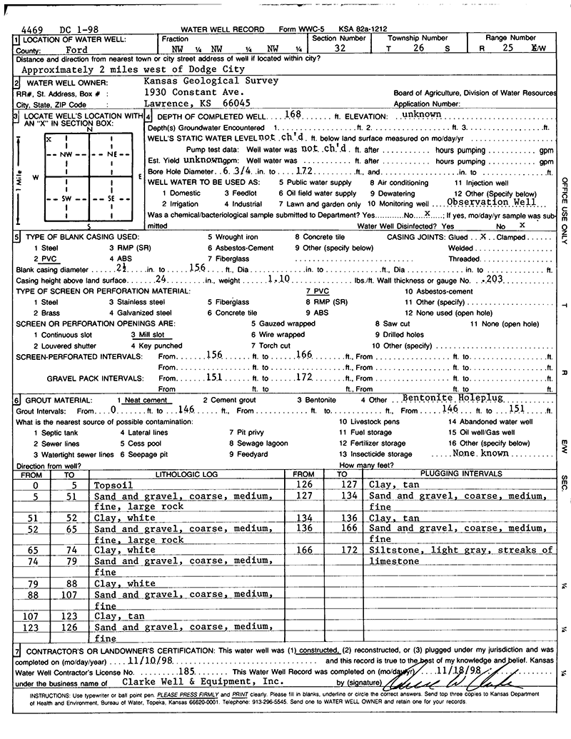 WWC5 form for DCOW 4