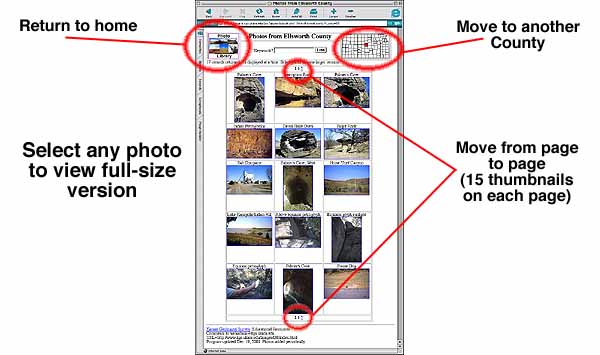 sample page showing thumbnails