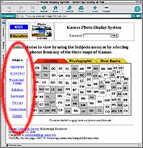 photos are organized into categories as well