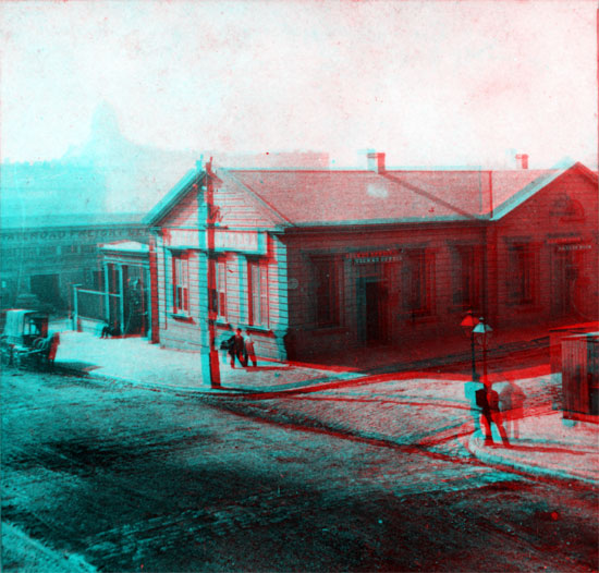 1867 Photo of Depot in St. Louis, Missouri