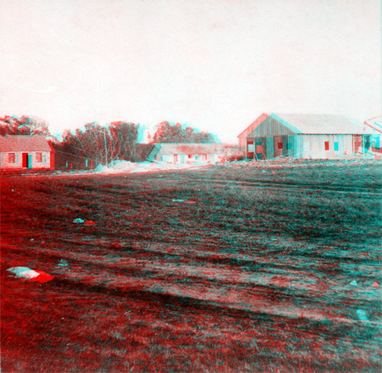 1867 Photo of stone sawing mill, Junction City, Kansas