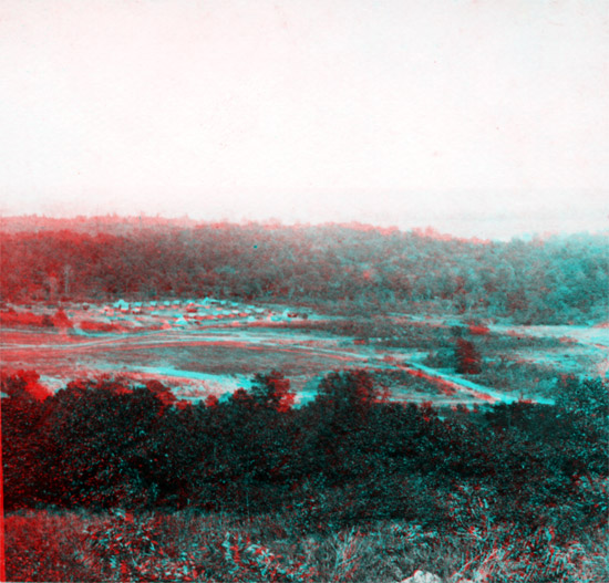 1867 Photo of view from Pilot Knob, Leavenworth