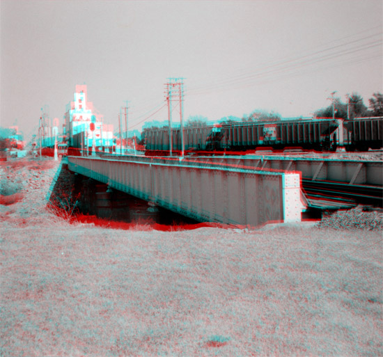 1990s Photo of trestle over Muddy Creek, Abilene, Kansas