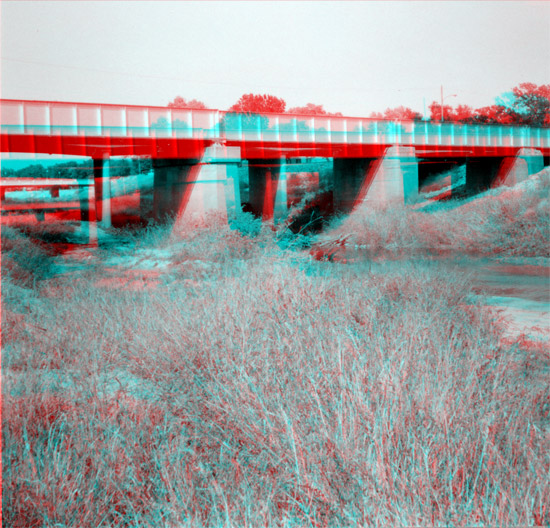 1990s Photo of trestle over Muddy Creek, Abilene, Kansas