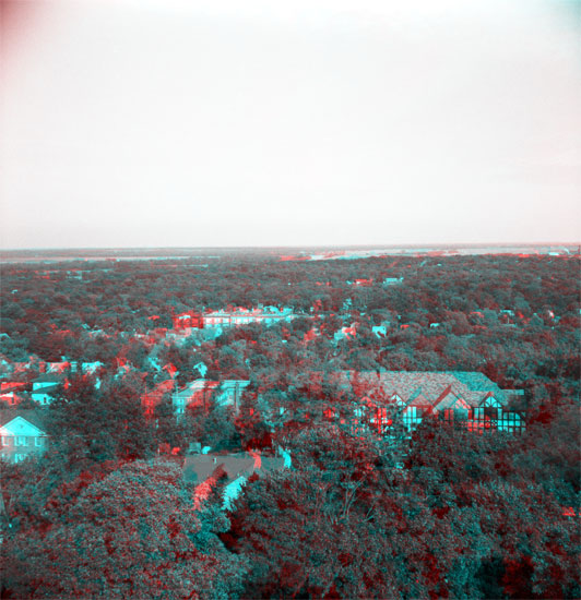 1990s Photo of looking East from Mount Oread