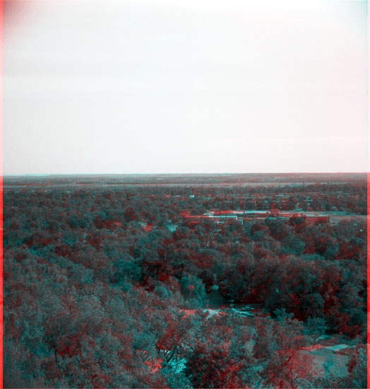 1990s Photo of looking South from Mount Oread