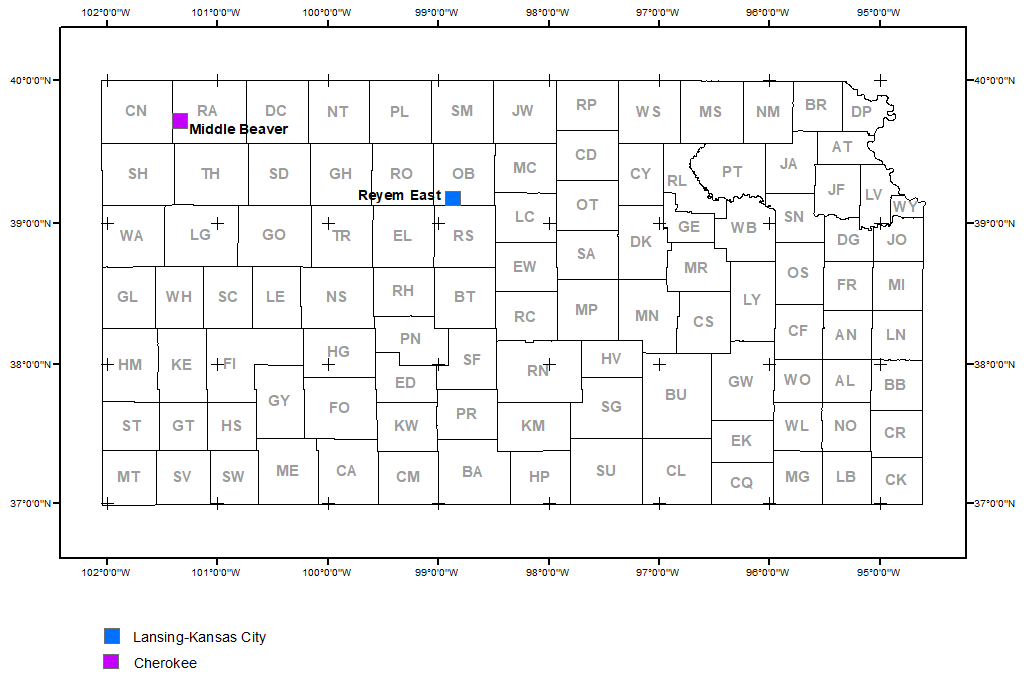 Map shows location of wells in new field discoveries, December 2021 and January 2022