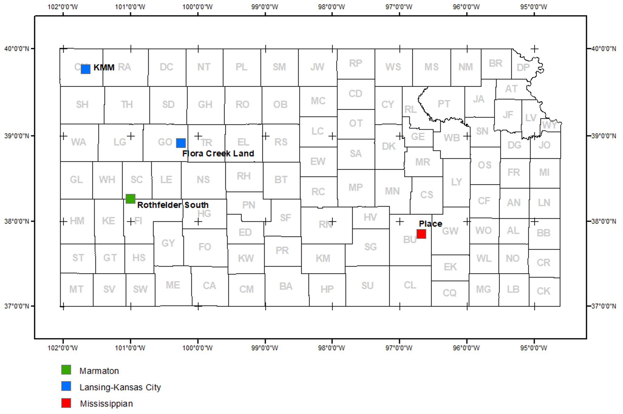 Map shows location of wells in new field discoveries, November 2022