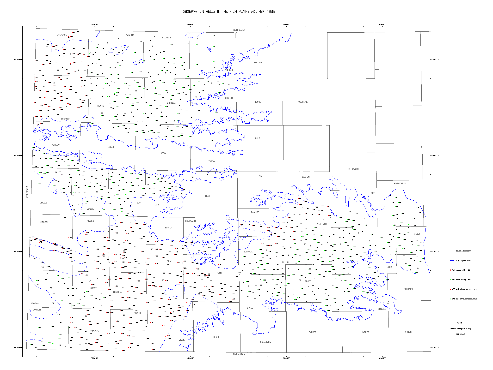 large map observation wells