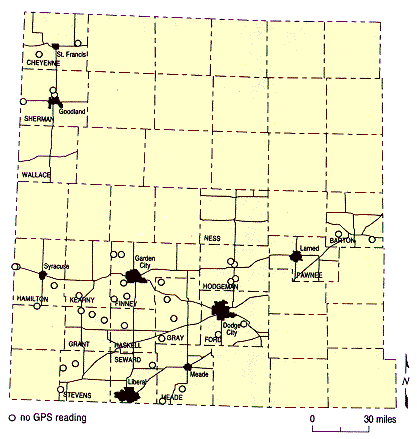 wells needing additional GPS measurements