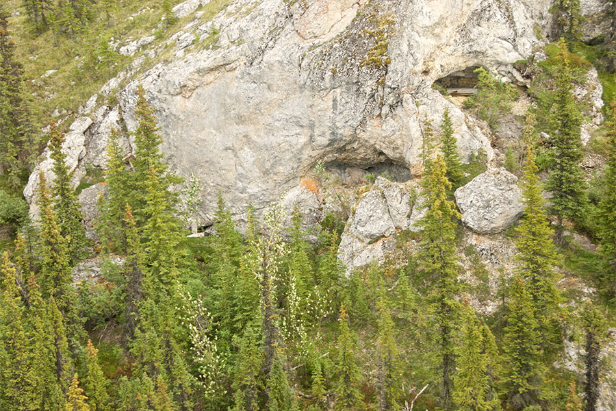 Picture of the Bluefish Caves site