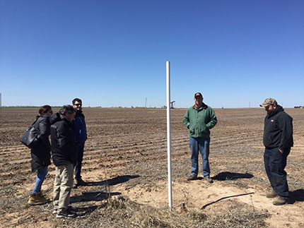 Future site of the Arbuckle CO2 injection well.