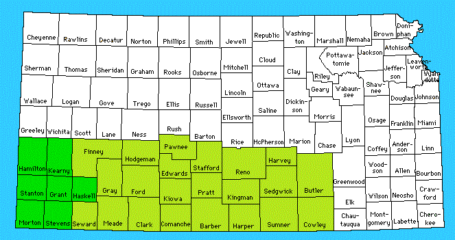 counties of Kansas--click to view type log summary for county