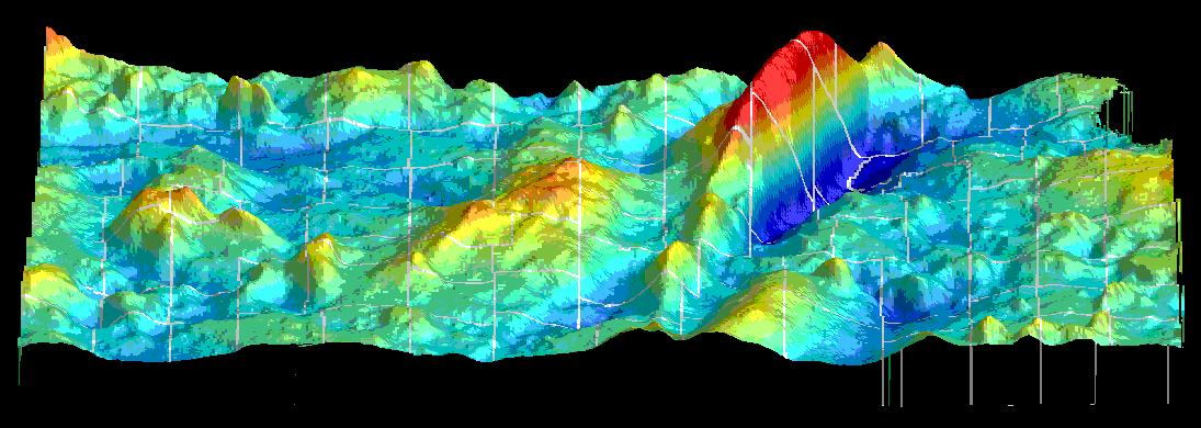 Smaller gravity map of Kansas