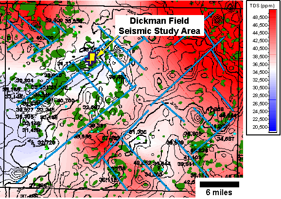 TDS ranges from 49,000 in NE part of Ness County to 34,000 in far west.