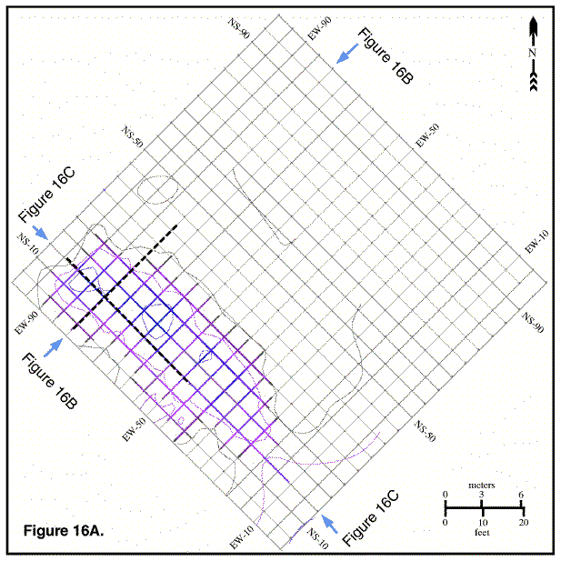 Isochron map.