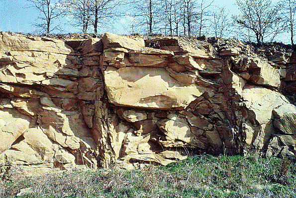 sandstone outcrop