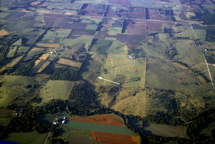 aerial photo of cuestas