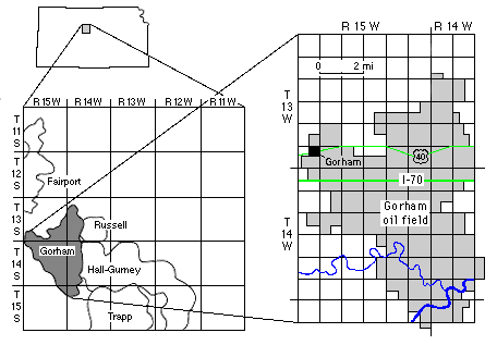 location map of field