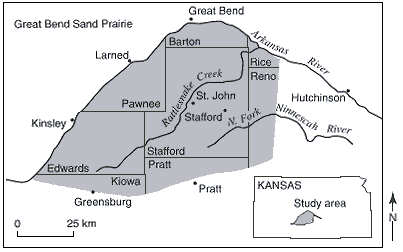 index map of the study area