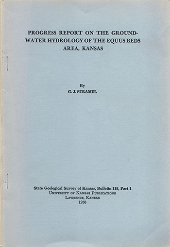 Cover of the book; blue paper; black text.