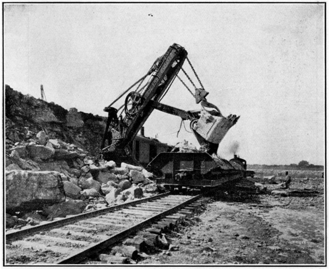 Black and white photo of Quarry, Independence, Kan.