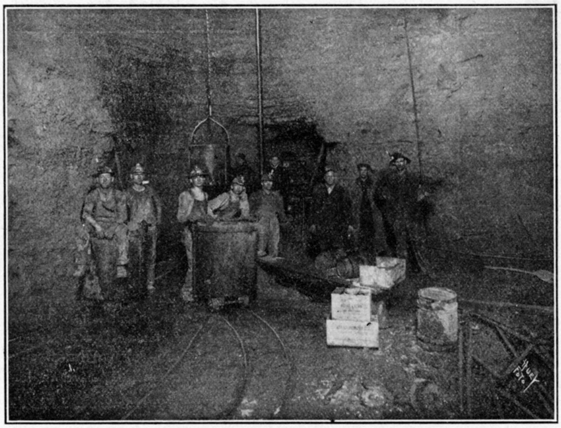 Underground mining scene, southeastern Kansas.